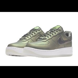 Womens Nike Air Force 1 Upstep Dark Stucco